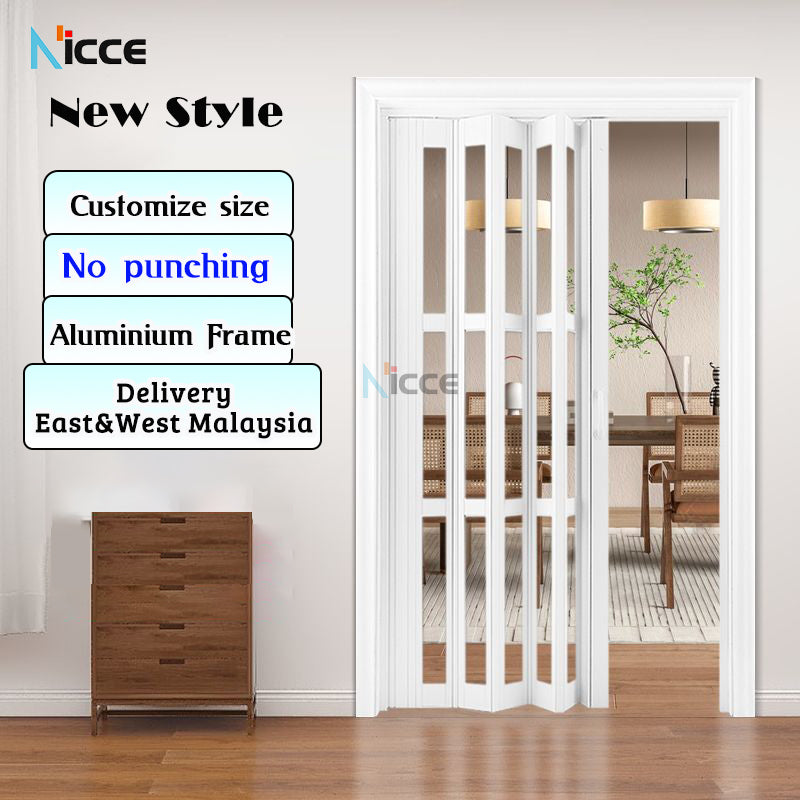 Sliding pvc deals door