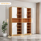 Nordic simple living room storage cabinet MDF large capacity multi-layer balcony microwave cabinet