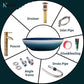 Retro luxury gradient color bathroom countertop basin square toilet ceramic art sink with faucet