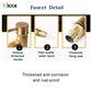 Retro luxury gradient color bathroom countertop basin square toilet ceramic art sink with faucet