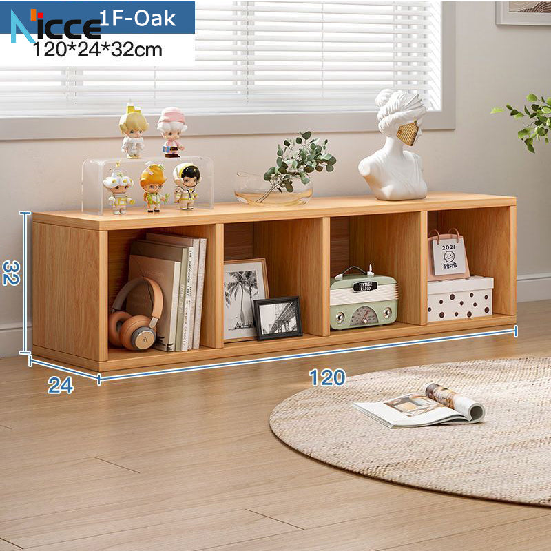 Home simple floor-to-ceiling cabinet living room multi-functional bedroom storage rack I am a bay window lattice kabinet