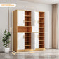 Nordic simple living room storage cabinet MDF large capacity multi-layer balcony microwave cabinet