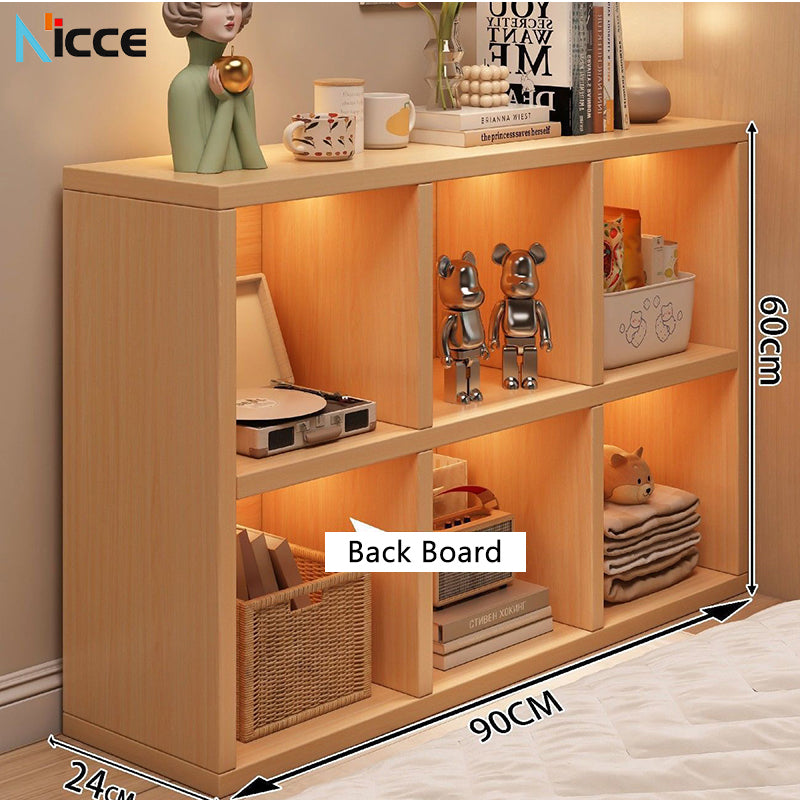 Home simple floor-to-ceiling cabinet living room multi-functional bedroom storage rack I am a bay window lattice kabinet