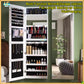 Nordic luxury multi-function floor-standing mirror cabinet full-length mirror wall-mounted beauty storage HD mirror cabinet