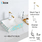 Nordic luxury bathroom ceramic washbasin home toilet balcony small size countertop art sink