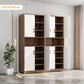 Nordic simple living room storage cabinet MDF large capacity multi-layer balcony microwave cabinet