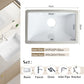 Nordic white basen bathroom undermount basin ceramic small size simple round corner depth toilet sink with drain & bracket set