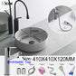 Nordic minimalist bathroom light gray washbasin matte ceramic countertop basin hot and cold water faucet toilet sink drain set