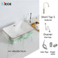 Nordic luxury bathroom ceramic washbasin home toilet balcony small size countertop art sink