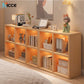 Home simple floor-to-ceiling cabinet living room multi-functional bedroom storage rack I am a bay window lattice kabinet