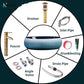 Retro luxury gradient color bathroom countertop basin square toilet ceramic art sink with faucet