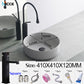 Nordic minimalist bathroom light gray washbasin matte ceramic countertop basin hot and cold water faucet toilet sink drain set