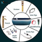 Retro luxury gradient color bathroom countertop basin square toilet ceramic art sink with faucet