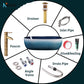 Retro luxury gradient color bathroom countertop basin square toilet ceramic art sink with faucet