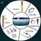 Retro luxury gradient color bathroom countertop basin square toilet ceramic art sink with faucet