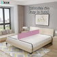 Customize home bed anti-fall baffle bold metal easy to install simple fabric partition bedroom kid's bed-strap baffle