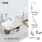 Nordic luxury bathroom ceramic washbasin home toilet balcony small size countertop art sink