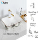 Nordic luxury bathroom ceramic washbasin home toilet balcony small size countertop art sink