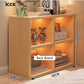 Home simple floor-to-ceiling cabinet living room multi-functional bedroom storage rack I am a bay window lattice kabinet