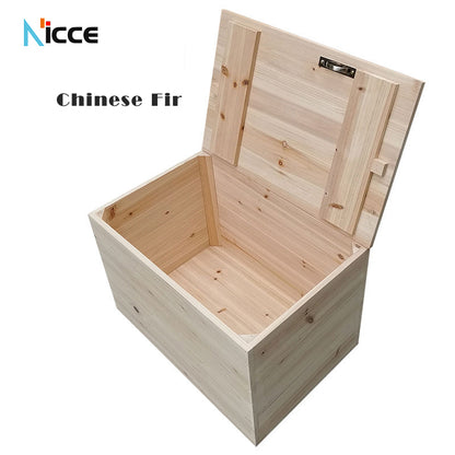 Customize Home Multifunctional fir floor-standing storage cabinet solid wood bay window cabinet bedroom pine tatami storage splicing bed