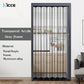 Customize luxury acrylic folding door aluminum alloy track waterproof insect proof transparent bathroom acrylic door