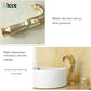 European retro luxury bathroom faucet swan shape all copper ceramic core supercharged personalized tap toilet accessories