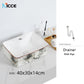 Nordic luxury bathroom ceramic washbasin home toilet balcony small size countertop art sink