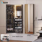 Nordic luxury multi-function floor-standing mirror cabinet full-length mirror wall-mounted beauty storage HD mirror cabinet