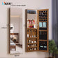 Nordic luxury multi-function floor-standing mirror cabinet full-length mirror wall-mounted beauty storage HD mirror cabinet
