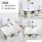 Nordic luxury bathroom ceramic washbasin home toilet balcony small size countertop art sink