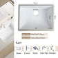 Nordic white basen bathroom undermount basin ceramic small size simple round corner depth toilet sink with drain & bracket set