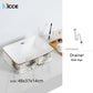 Nordic luxury bathroom ceramic washbasin home toilet balcony small size countertop art sink