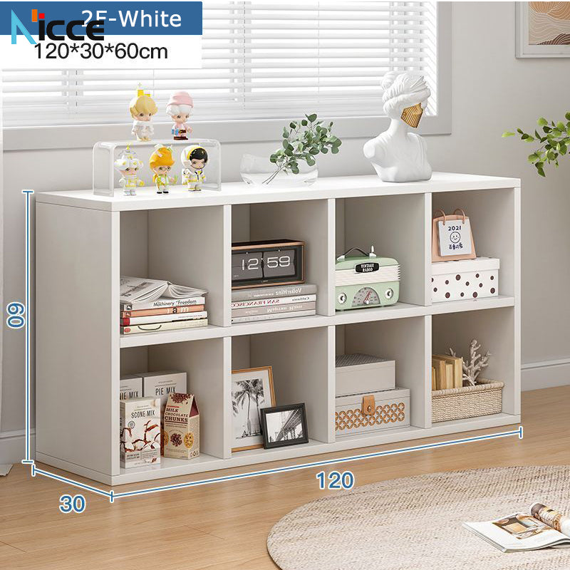 Home simple floor-to-ceiling cabinet living room multi-functional bedroom storage rack I am a bay window lattice kabinet