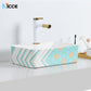 Nordic luxury bathroom ceramic washbasin home toilet balcony small size countertop art sink