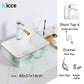 Nordic luxury bathroom ceramic washbasin home toilet balcony small size countertop art sink