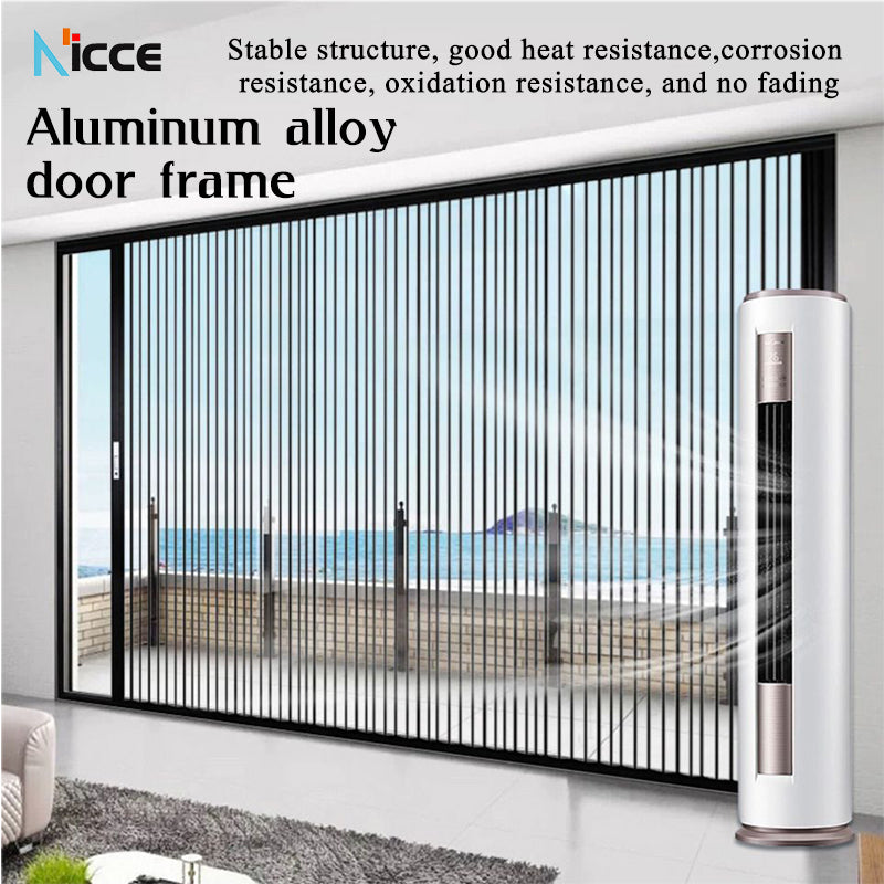 Customize luxury acrylic folding door aluminum alloy track waterproof insect proof transparent bathroom acrylic door