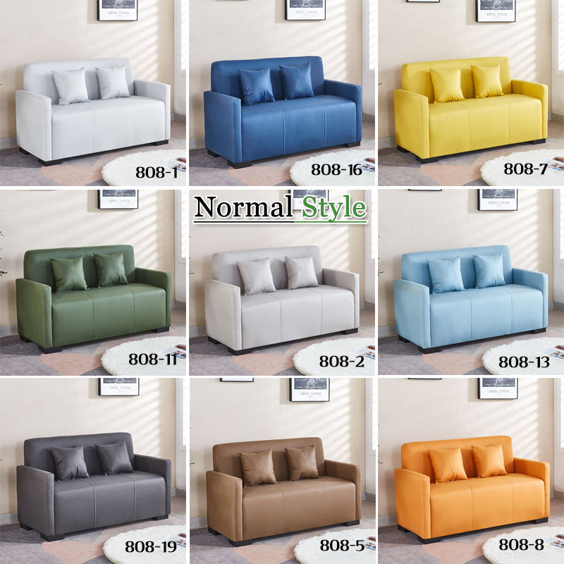 Nordic luxury 70-150cm upholstered sofa with simple design, suitable for home use in apartment or rental accommodation. The sofa features a storage compartment and measures 70-1