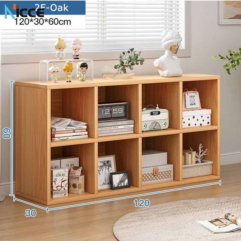 Home simple floor-to-ceiling cabinet living room multi-functional bedroom storage rack I am a bay window lattice kabinet