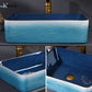 Retro luxury gradient color bathroom countertop basin square toilet ceramic art sink with faucet