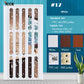 Customize Home sliding door bathroom PVC folding door kitchen room aluminum alloy slide rail multi-function partition