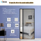 Customized household aluminum alloy screen door folding door invisible retractable aluminum frame screen window creative door curtain