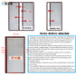 Customized household aluminum alloy screen door folding door invisible retractable aluminum frame screen window creative door curtain