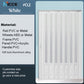 Customize PVC toilet door home kitchen slide door office door patition sliding folding partition divider PVC fold pintu