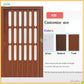 Customize PVC toilet door home kitchen slide door office door patition sliding folding partition divider PVC fold pintu