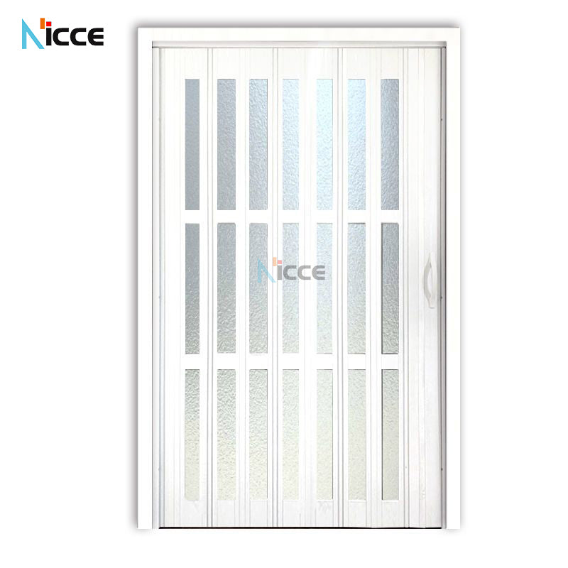 Customize aluminum alloy folding door thickened 15cm panel metal door shop balcony door waterproof fireproof rustproof heat insulation without bottom rail durable metal pintu