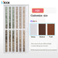 Customize Home sliding door bathroom PVC folding door kitchen room aluminum alloy slide rail multi-function partition