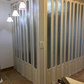 Customize Home sliding door bathroom PVC folding door kitchen room aluminum alloy slide rail multi-function partition
