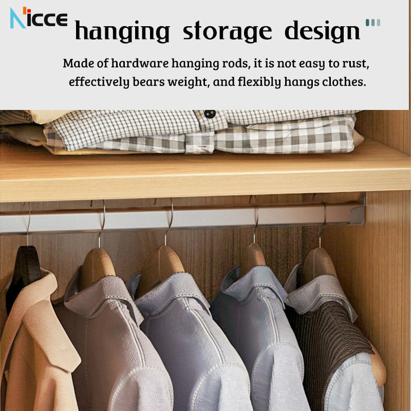 Home multifunctional wardrobe organiser simple MDF bedroom small apartment with clothes drying area corner cabinet study storage book shelf 2 door wardrobe suite for kids