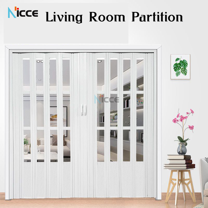 Customize aluminum alloy folding door thickened 15cm panel metal door shop balcony door waterproof fireproof rustproof heat insulation without bottom rail durable metal pintu